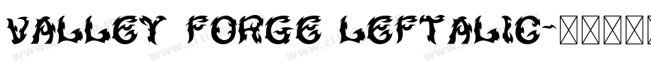 valley forge leftalic字体转换